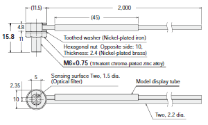 E32-LT11N / LD11N / LR11NP 외형 치수 6 